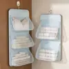 Bolsa colgante para almacenamiento de ropa interior, organizador de pared para armario, separador para calcetines y pantis, perfecto para dormitorios y almacenamiento junto a la cama