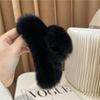 Nuevo clip de otoño e invierno, pinza para el cabello Mao, accesorios para el cabello de peluche de súper hada de Corea del Sur, pelo de conejo rex, clip bb de piel linda de gran tamaño