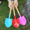 Herramienta de jardinería para la playa, juego de colores, rastrillo, pala, plantación de flores, para el hogar, niños, pala de playa, juguete, mango de madera de cinco secciones, pala para flores