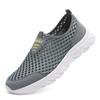 Comercio Exterior talla grande Transpirables Zapatos de Hombre Casuales Slip-on Zapatos de Malla Zapatillas Transpirables para Pie Zapatos Ligeros para Caminar