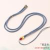 Colgante de joyería cordón atado oro Buda Esmeralda público cuerda para el cuello venta al por mayor para hombres y mujeres Jade Wenwan hecho a mano cordón sólido