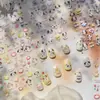 Tomoni Adesivo Fino Resistente para Nail Art Explosões Adesivo Fofo para Nail Art Alto Valor de Cor Mancha Cachorro Joia Adesivo Nail Art