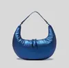 Liquidação: Bolsa Tote de Algodão com Enchimento de Penas Grande Capacidade Outono/Inverno Bolsa Nuvem Bolha Bolsa de Pelúcia Bolsa Transversal de Ombro Feminina