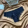 Ropa interior sin costuras de talle bajo para mujer, Braguitas de malla transpirable con diseño hueco para mujer, Ropa interior sexy de encaje amigable con la piel para mujer