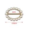 Hebilla de Nudo para Ropa Fija Artefacto Cintura Broche de Perla Metal Perla Hebilla para Prenda Hebilla para Toalla de Seda Aleación Hebilla Decorativa