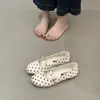 Sapatos Mary Jane Planos Estilo Francês para Mulheres, Novidade Primavera e Verão 2026 Sapatilhas Planas de Cetim Retrô com Bolinhas
