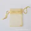 Bolsa de organza y gasa al por mayor, bolsa de gasa para almacenamiento de joyería de perlas, cosméticos, cinturones, bolsa de gasa de color sólido, bolsa para dulces y regalos