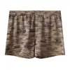 Ropa interior para hombre Huajielong de seda helada texturizada estampada, de cintura media, talla grande, boxers sueltos y transpirables para hombre, disponibles para dropshipping