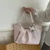 Bolsa popular de bolinhas de grande capacidade para mulheres, nova bolsa de ombro casual descontraída de 2026, bolsa tote para estudante universitário e para o dia a dia