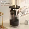 Suporte Porta-Armazenamento de Pincel de Maquiagem com Levantamento Automático Tipo Pressão à Prova de Poeira Alta Qualidade para Mesa de Escritório Quarto Caixa de Armazenamento para Lápis de Sobrancelha Porta-Pincel