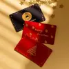 Cartão de Natal cartão de agradecimento cartão pequeno moda criativo simples requintado feito à mão cartão de Natal empresarial com bronzear
