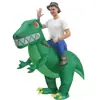 Disfraz inflable de dinosaurio personalizable traje de tiburón alienígena Halloween disfraz divertido para actuación decoración de fiesta