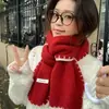 ¡Artículo de moda! Bufanda Larga Estrecha de Doble Raya para Mujer, Otoño e Invierno, Moderna, Versátil, Calentador de Cuello