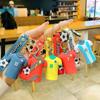 Mundial de Fútbol Cristiano Ronaldo, Messi, Mbappé, Neymar Llavero de Dibujos Animados Colgante para Mochila Jugadores Estrella Creativos
