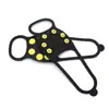 Crampones Antideslizantes para Exteriores, Cubrezapatos para Nieve, Cubre Pies Antideslizantes, Crampones Sencillos, Zapatos Antideslizantes para Personas Mayores, Cubrezapatos Antideslizantes de Invierno para Adultos