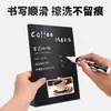 Tablero Magnético de Exhibición de Escritorio Letrero de Exhibición Magnético para Refrigerador Clip para Menú Tablero de Mensajes Pizarra Pequeña Metálica para Escritorio con Soporte