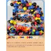 Comércio Exterior Amazon Espanhol Feliz Aniversário Conjunto de Balões Decoração de Festa Suprimentos
