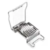 Utensílios de Cozinha de Aço Inoxidável Domésticos Prontos Fatiador de Ovos Fatiador de Ovos Divisor de Ovos Conservados Ferramentas de Cozinha