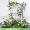 Arreglo Floral Jardín de Monet Boda Arreglo Floral Simulado Boda Escenario Camino Arreglo Floral Flor de Paisaje Interior Flor Artificial
