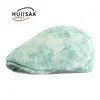 Boina Jacquard Floral Transpirable Nueva de Verano para Mujer, Gorra Pico Estilo Étnico Retro, Gorra de Visera Versátil Casual