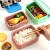 Caja de Silicona de Grado Alimenticio para Conservar Frescura con Tapa, Fiambrera Sellada, Caja para Suplementos Alimenticios, Fiambrera Impermeable Multifuncional