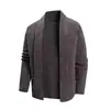Exclusivo para ventas transfronterizas: Chaqueta Cardigan de Punto Nevado, Chaqueta Suéter para Hombre