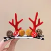 2027 Novo Estilo Tiara Presilha de Cabelo de Galho Acessórios de Cabelo de Natal para Meninas Headwear de Natal Lembrancinhas de Feriado para Crianças Presilha de Cabelo