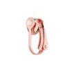 Pendientes hechos a mano al por mayor, de acero inoxidable chapado en oro auténtico, con clip francés en forma de U, accesorios para la oreja sin orificio.