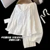 Pijama Infantil Feminino Primavera e Outono Algodão Nuvem Fino Manga Longa Novo Outono Desenho Animado Infantil Fofo Roupa de Casa Conjunto de Duas Peças