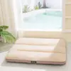 Nueva cama para gatos transfronteriza, en forma de L, con cojín y alfombrilla refrescante de látex y seda helada para perros, ideal para todas las estaciones.