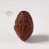 Talla de Hueso de Oliva del Dios de la Riqueza (Enviado al azar) Accesorios Bolsa de Dinero con Agujeros Superiores e Inferiores, Cuentas para Tallado Hechas a Mano DIY