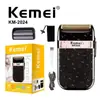 Afeitadora Recíproca Kemei Transfronteriza Km-2024 Afeitadora Eléctrica Super Limpia para Hombres Lavable para Todo el Cuerpo