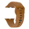 Correa de Silicona Deportiva de Color Sólido con Textura de Cuero para Apple Watch Ultra 9876543210 Generación