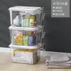 Caja de Almacenamiento de Ropa Transparente Grande Engrosada para el Hogar Transfronteriza Caja Organizadora de Bocadillos y Juguetes de Comercio Exterior Caja de Almacenamiento Sellada
