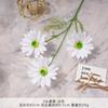 3 Crisântemos Artificiais de Verão em Tons de Rosa para Decoração de Casamento, Decoração de Teto e Arranjos Florais