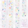 Fita Pet Crepúsculo Série Bolha Iridescente Tema Bolha Recortada Material de Decoração para Diário Adesivos Reutilizáveis 4 Designs