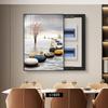 [Envío Gratis] Pintura Decorativa Moderna de Lujo Ligero para Caja de Medidor Eléctrico Versión Vertical para Sala de Estar para Cubrir la Caja de Interruptores Eléctricos, No Requiere Taladrar