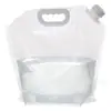 Bolsa de pico auto-soportante de 5 litros en stock, Bolsa de empaque de gran capacidad para arroz y granos, Bolsa para sopa para llevar al por mayor