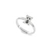 Anillo abierto de la serie Princesa creativa de circonita colorida microincrustada transfronteriza europea y americana para mujer, moda simple, anillo de animal pequeño