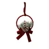 Decoraciones de Lazos Navideños Transfronterizos, Adornos Colgantes Navideños, Montaje de Atmósfera de Escena, Decoraciones Colgantes Decorativas