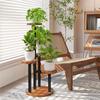 Suporte de flores multicamadas de fronteira, suporte de chão, decoração interna de rosas verdes, prateleira de armazenamento, sala de estar, varanda de ferro, suporte para vasos de flores de bonsai