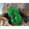 Colgante de Mongolia Exterior jaspe de imitación verde espinaca de Xinjiang colgante de jade Hetian puesto de Jianghu fabricantes de jade al por mayor