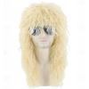 Peruca Masculina Punk Rock Tendência Europeia e Americana para Halloween Seda de Alta Temperatura Fibra Química Estilo Personalizado Adereço de Cabeça Falso Pronto para Venda