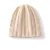 Gorro de color liso, nuevo estilo otoño/invierno, 100% cachemira pura, gorro cálido, gorro de punto versátil, gorro para ciclismo al aire libre, gorro para clima frío, gorro para cubrir la cabeza