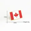 Insignia Broche Bandera Canadiense, Insignia de Moda Trendy para Hombres y Mujeres, Accesorio de Pin para Solapa de Camisa de Traje de Negocios