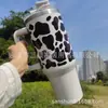 Copo Térmico de Aço Inoxidável 304 Colorido com Pegador e Canudo para Uso no Carro, Copo de Gelo para Manter o Frio, 40oz