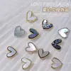 Amor Fritillaria Joias para Nail Art Celebridade da Internet Explosões Borda Metálica Concha de Diamante Pedra Concha Pequenas Joias Acessórios de Decoração para Nail Art