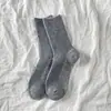 Calcetines cálidos, afelpados, gruesos y acogedores hasta la mitad de la pantorrilla para mujer, de estilo japonés, perfectos para otoño e invierno, hechos con cachemir de doble punto para mayor calidez
