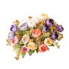 Flores Artificiales, Peonía, Crisantemo, Asas Pequeñas, Decoración del Hogar, Flores de Mesa, Decoración Suave de Hotel, Flores de Venta Caliente Transfronterizas, Flores Artificiales