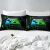 Funda de edredón de tres piezas transfronteriza Hexagonal Geométrico Mango Impresión digital moderna Sábanas Ropa de cama de comercio exterior Textiles para el hogar